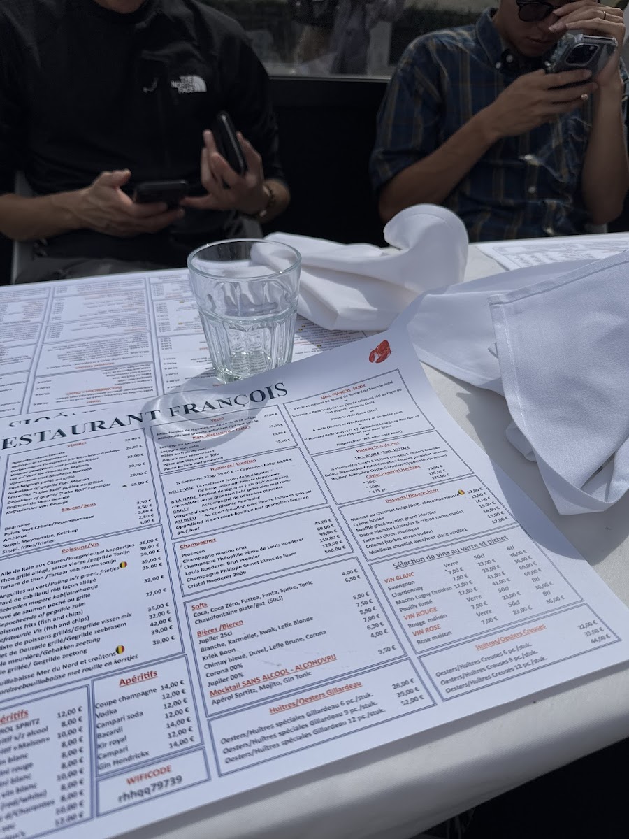 Menu Restaurant Francois-10