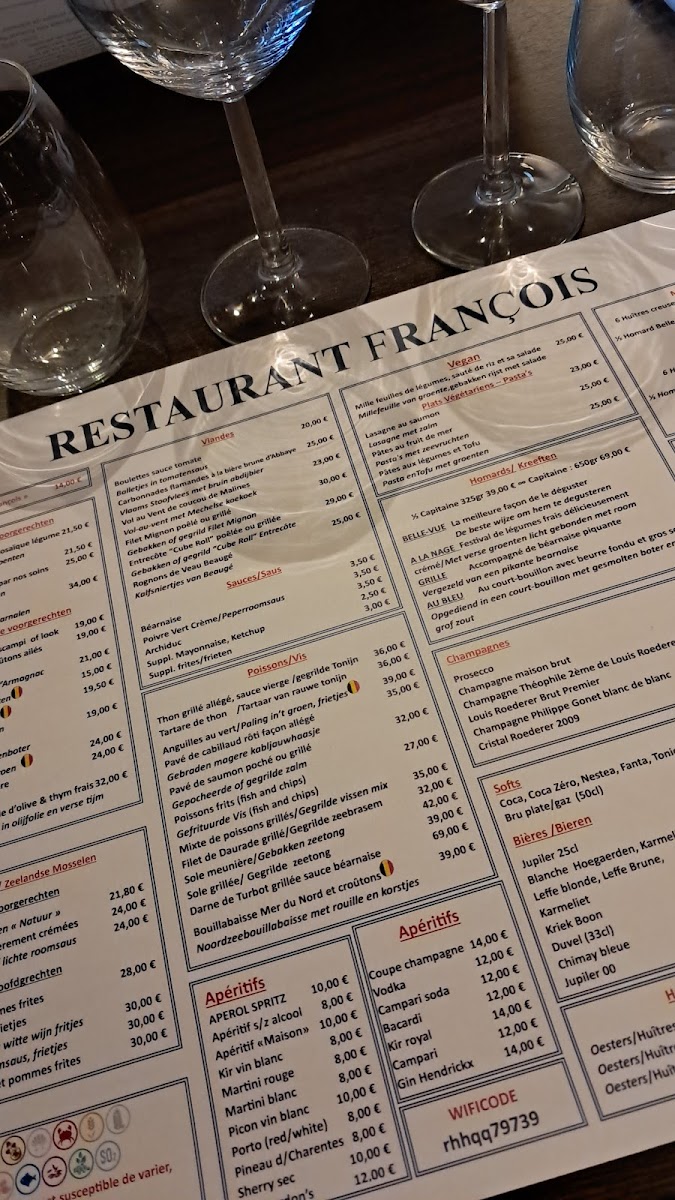 Menu Restaurant Francois-8